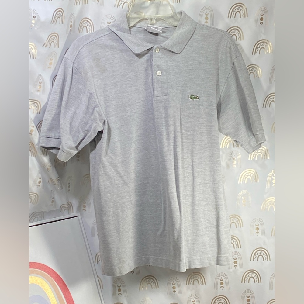 Lacoste Men's Light Gray Polo Shirt